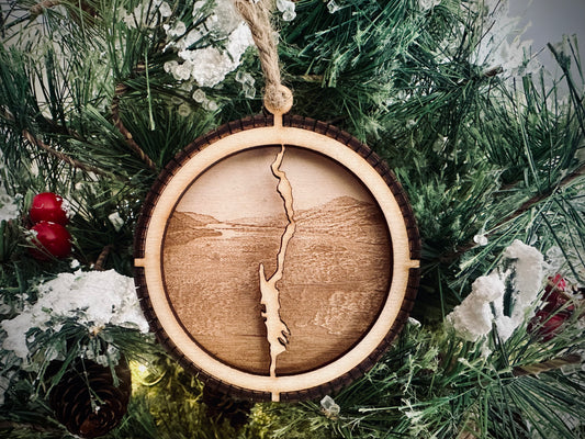 Lake George Christmas Ornament